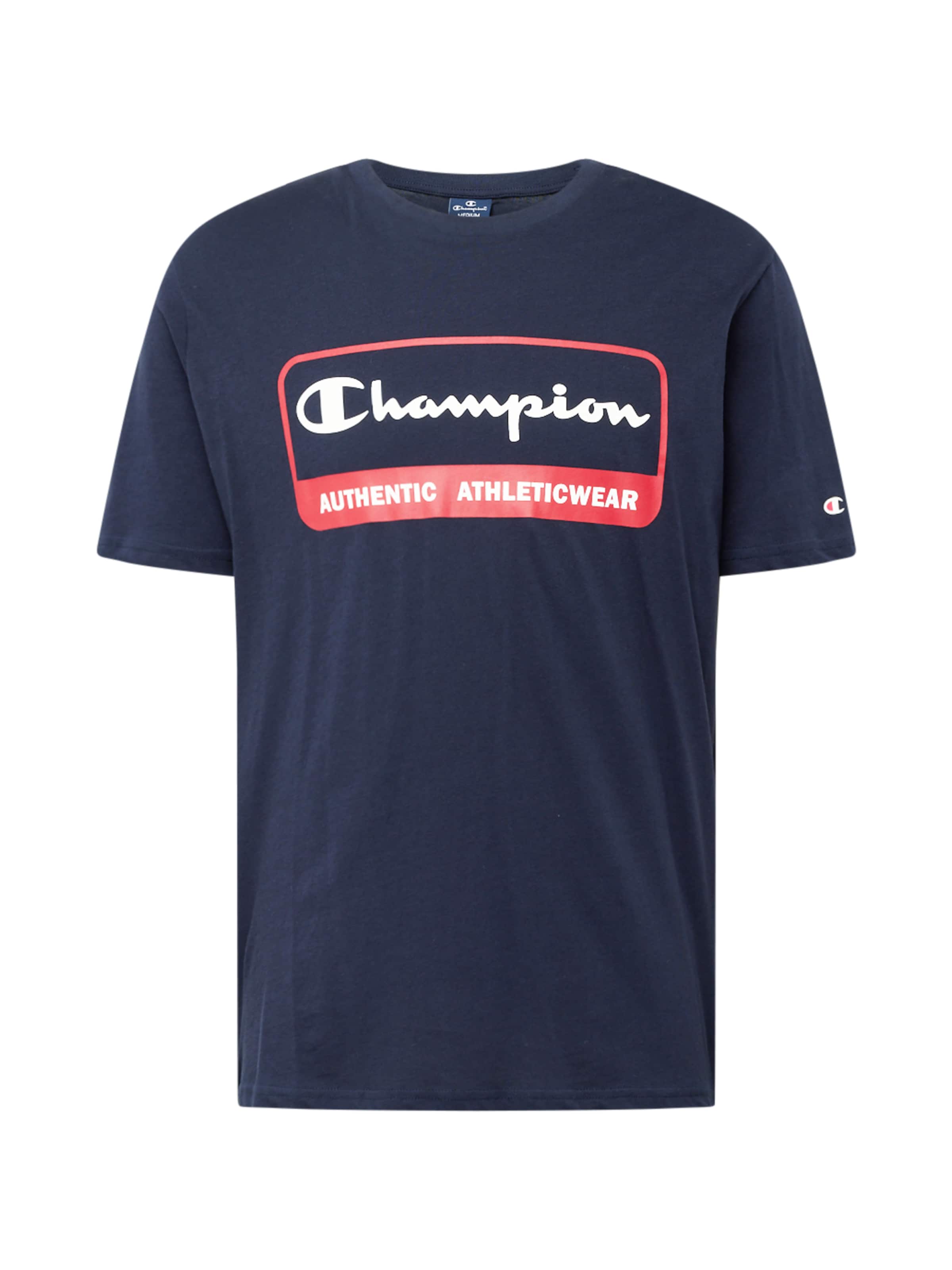 Champion Authentic Athletic Apparel Shirt in marine blue / Red / White, Item view