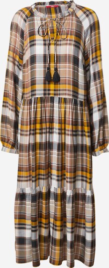 s.Oliver Kleid in braun / curry / weiß, Produktansicht