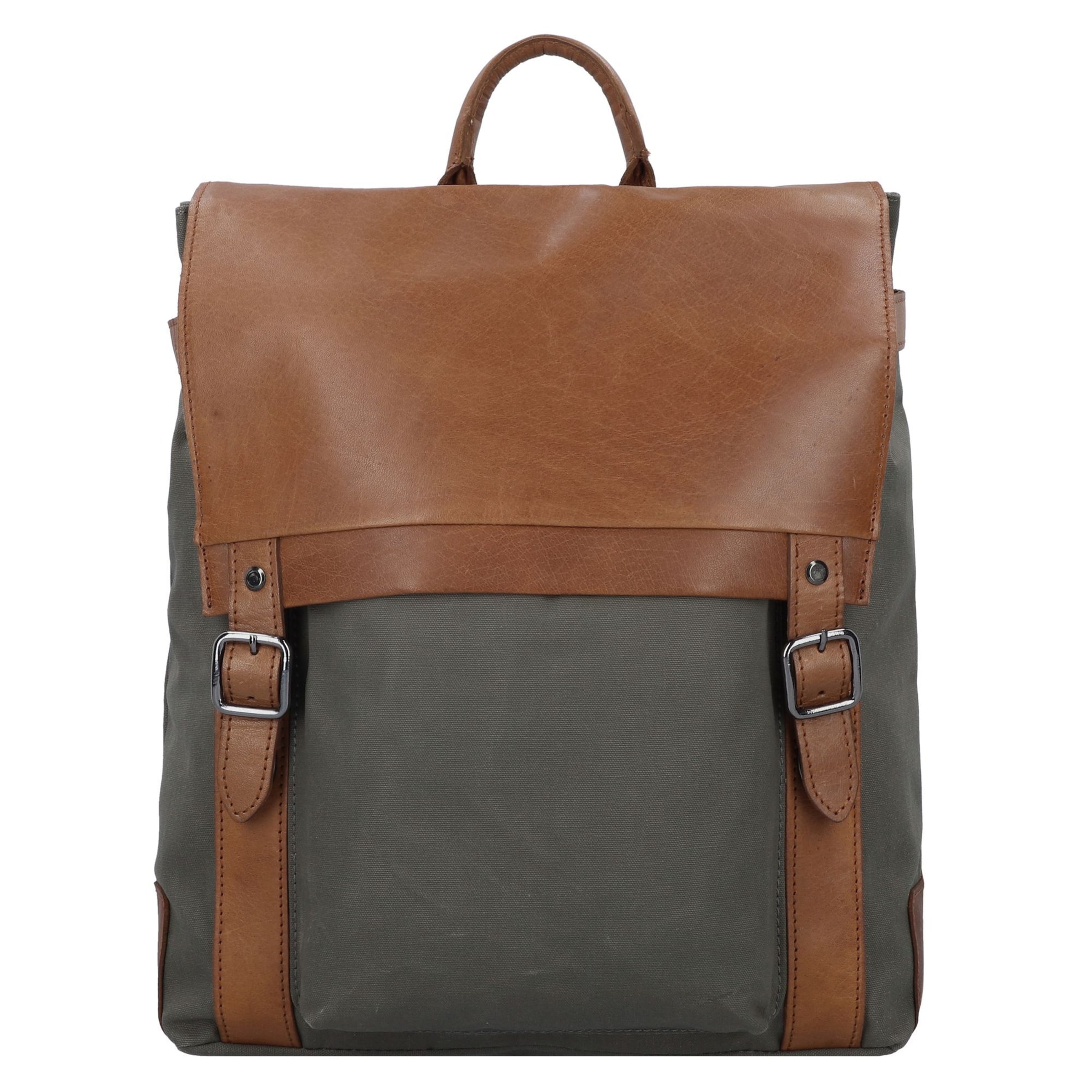 Harold's Backpack 'Hew Flint' in Green: front