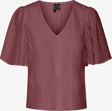 VERO MODA Bluse 'Honey' in Pink: predná strana