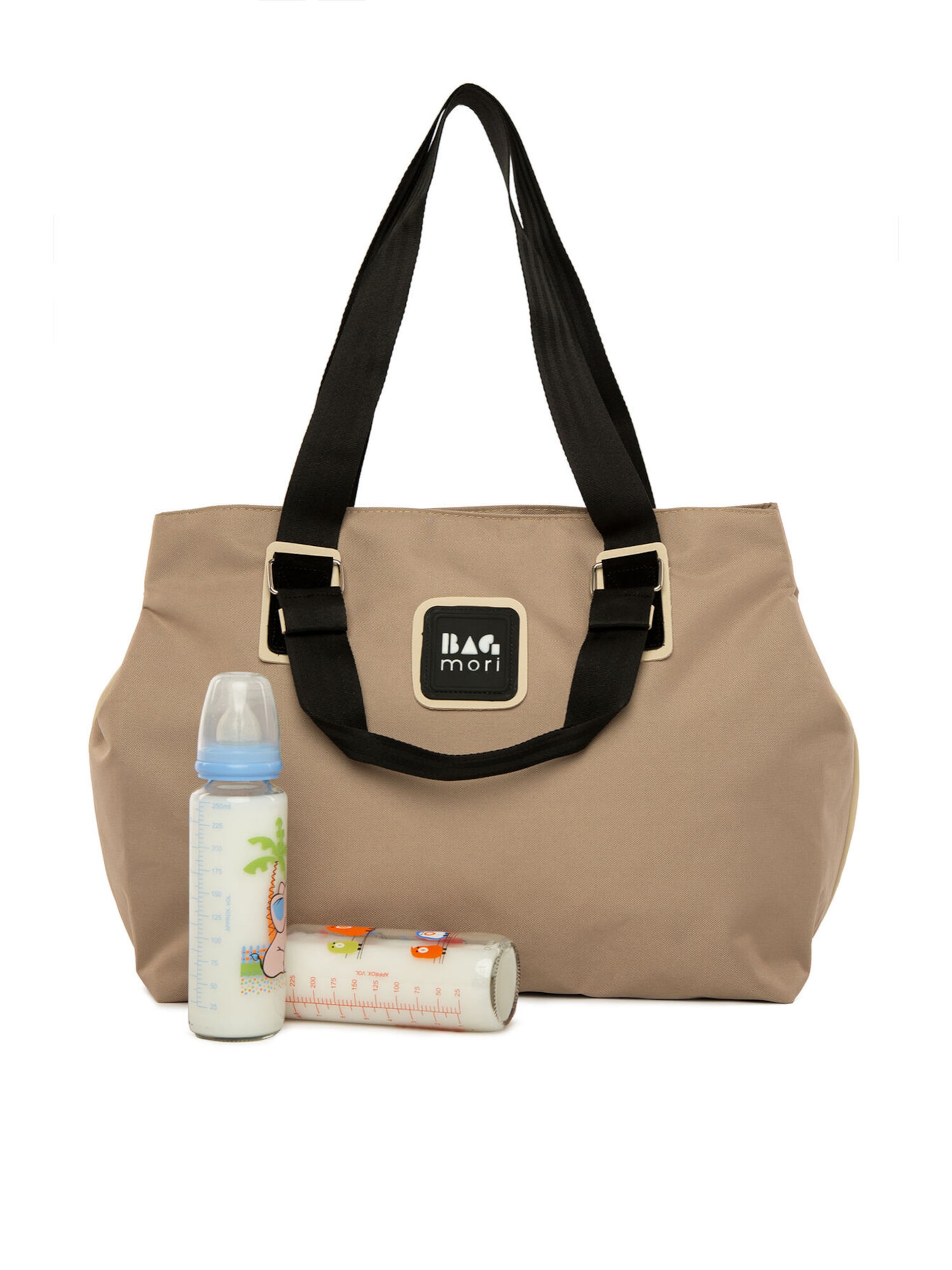 Bagmori Τσάντα αλλαξιέρα σε καφέ: μπροστά