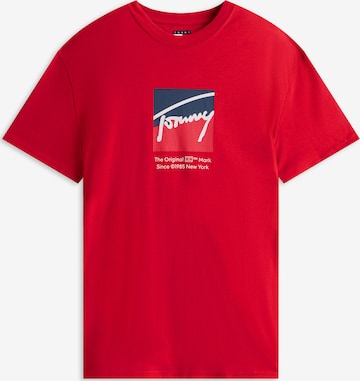 Tommy Jeans - Camiseta en rojo: frente