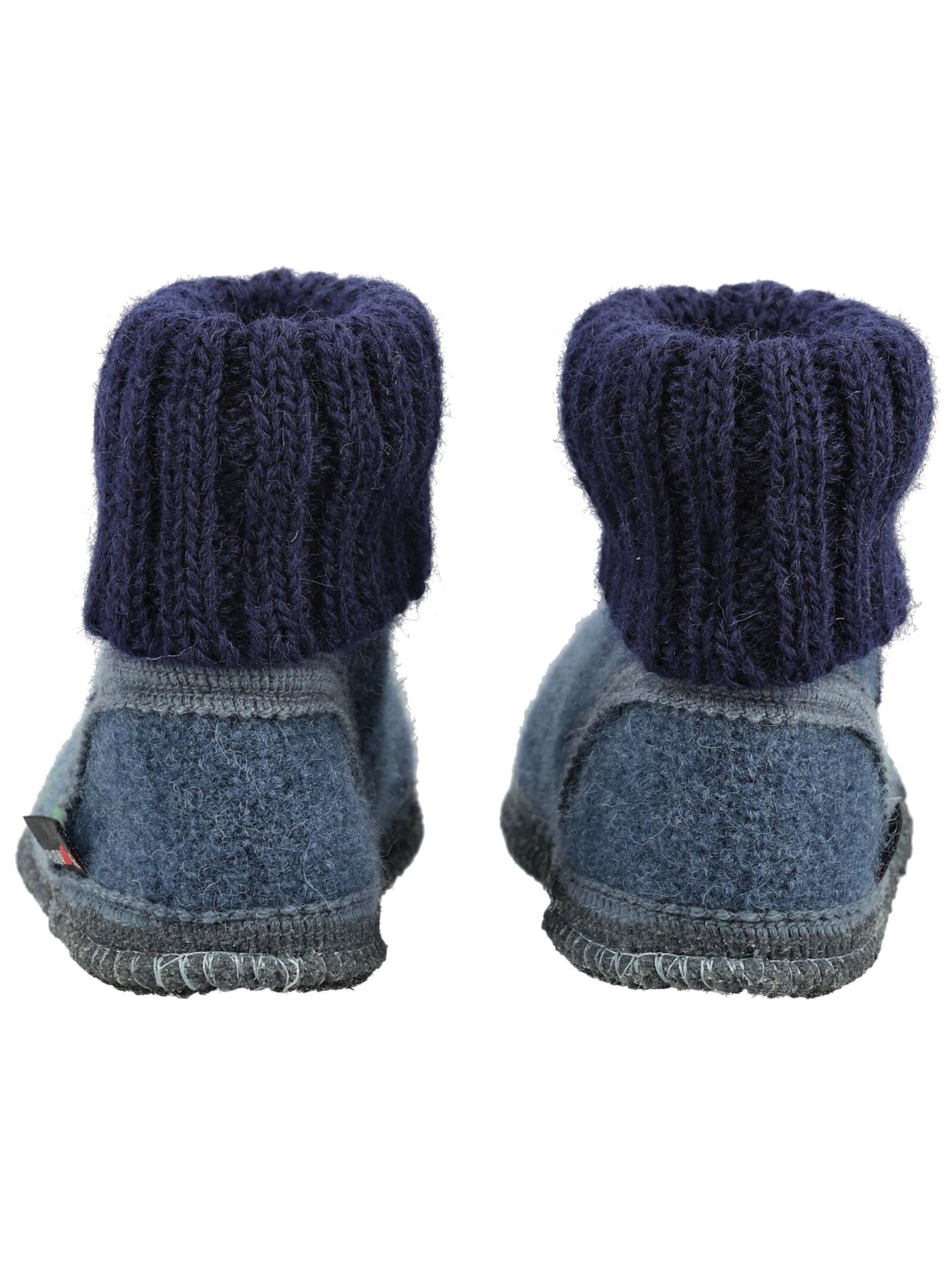HAFLINGER Slippers in Blue