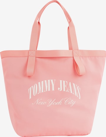 Tommy Jeans Shopper in Pink: front