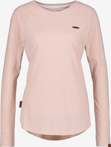 Alife and Kickin - Camisa 'LeaAK' em rosa: frente