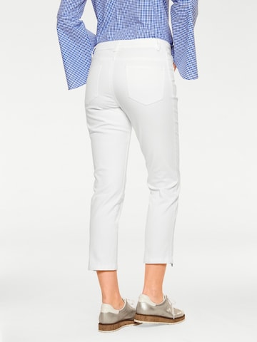 Slimfit Pantaloni di heine in bianco