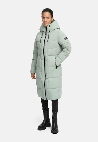 Manteau d’hiver 'Schokokuss XIV' NAVAHOO en vert : devant