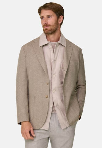 Coupe regular Veste de costume Boggi Milano en gris : devant