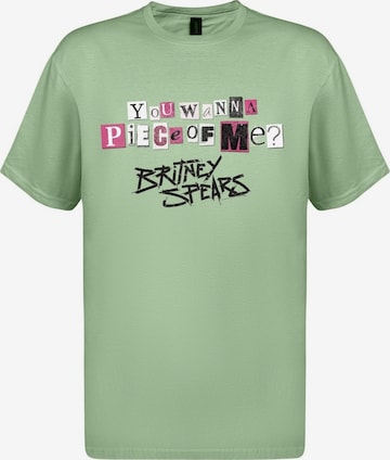 T-Shirt 'Britney Spears Piece Of Me' Britney Spears Collection en vert : devant