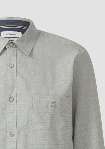 s.Oliver Regular Fit Hemd in Grau