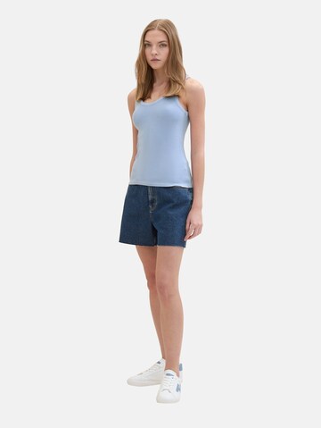 TOM TAILOR DENIM Loosefit Shorts in Blau