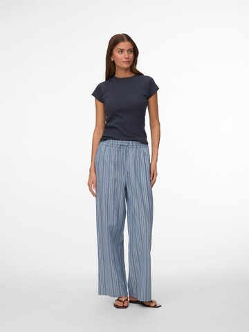 Pantalon 'VMELENA' VERO MODA en bleu : devant