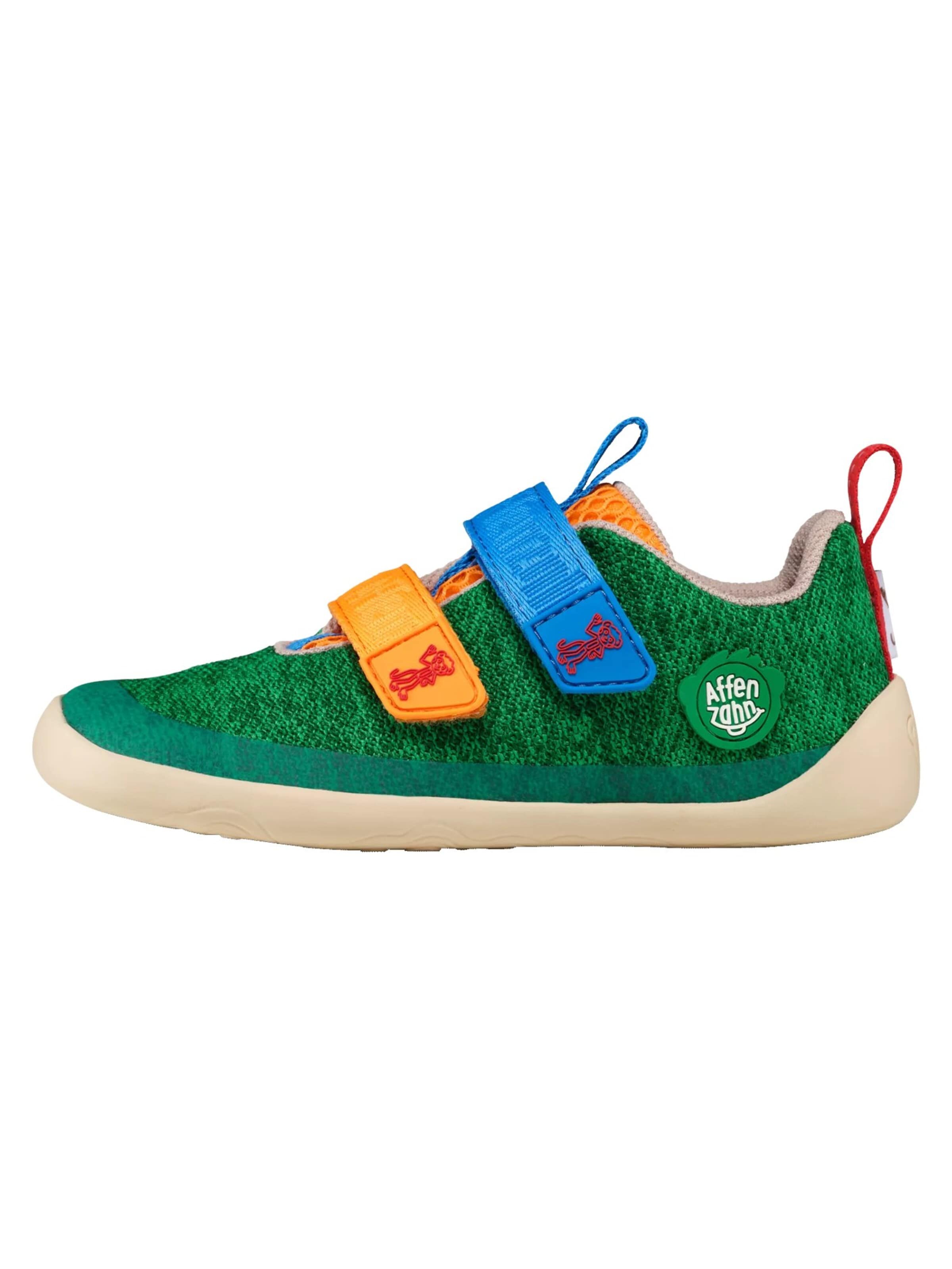 Affenzahn Sneakers 'Happy' in Green: front