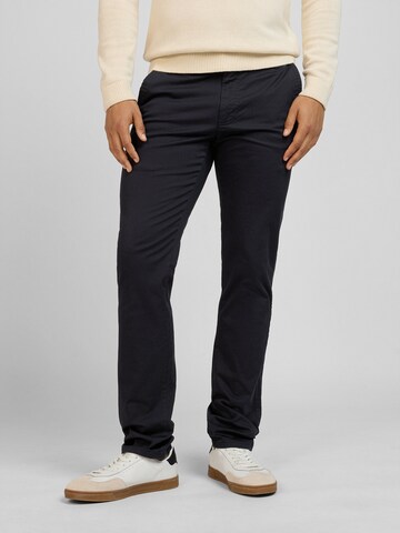 yazubi Slimfit Chinohose 'Dustin' in Blau