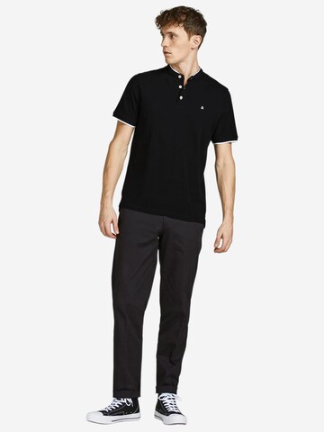 JACK & JONES Shirt 'Paulos Mao' in Zwart