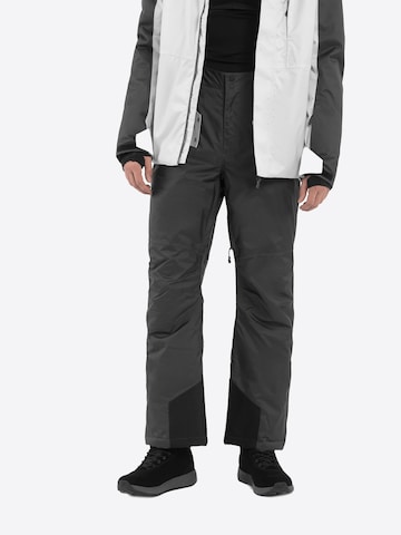 Regular Pantalon outdoor 4F en gris : devant