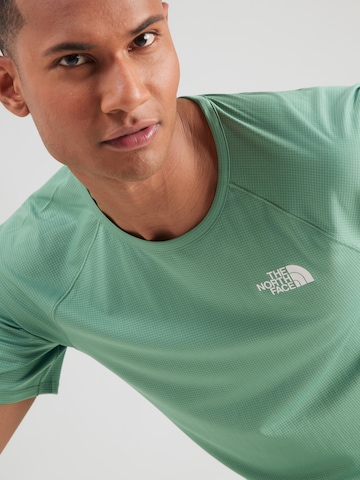 THE NORTH FACE Funkcionalna majica 'SUNRISER' | zelena barva