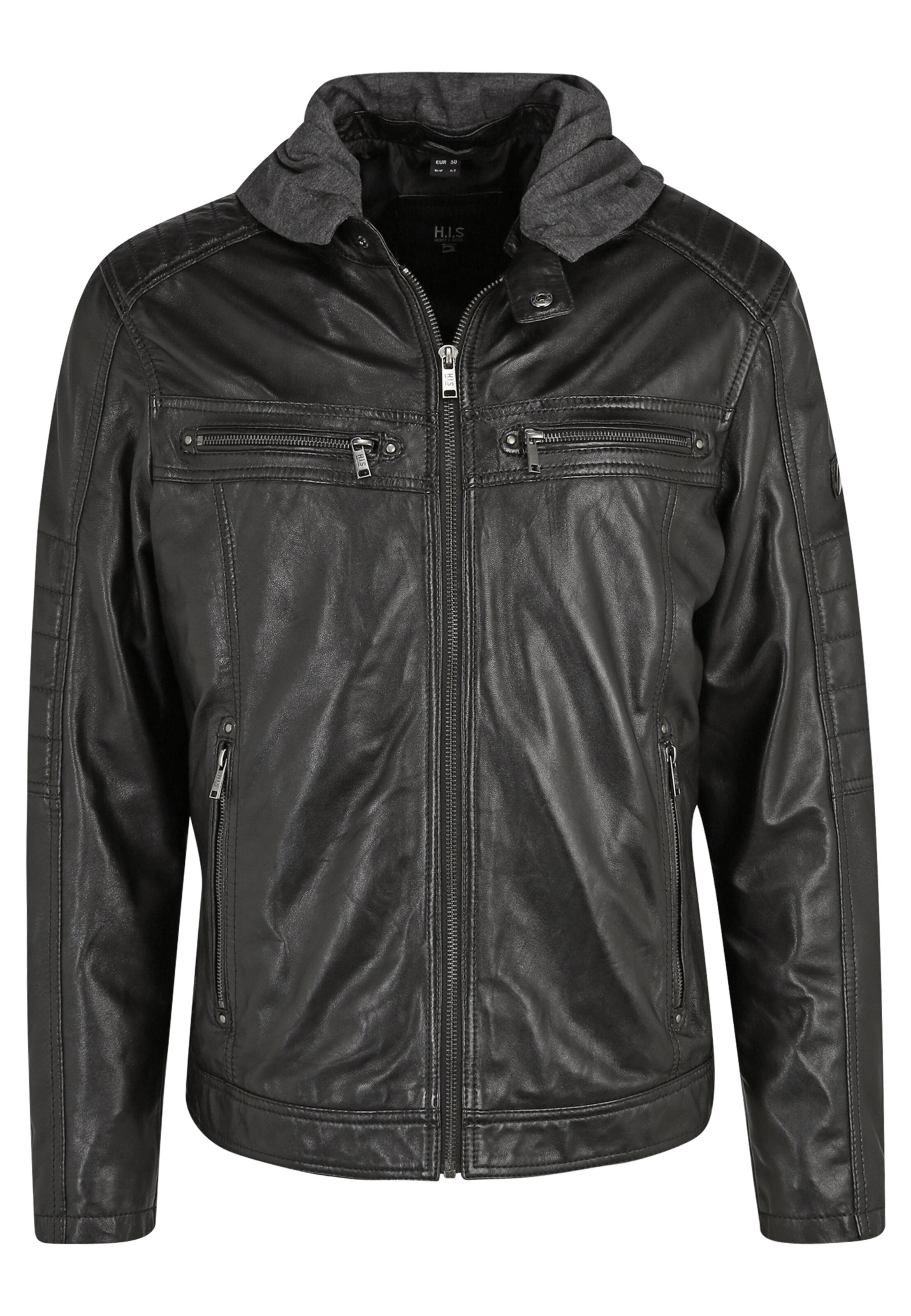 H.I.S Jacke 'Sandro' in Schwarz: Vorderseite