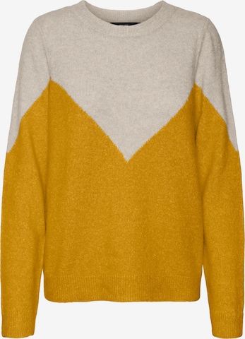 VERO MODA Pullover 'Plaza' in Beige: Vorderseite