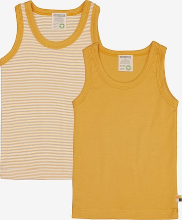 loud + proud Unterhemd in Gelb: Vorderseite