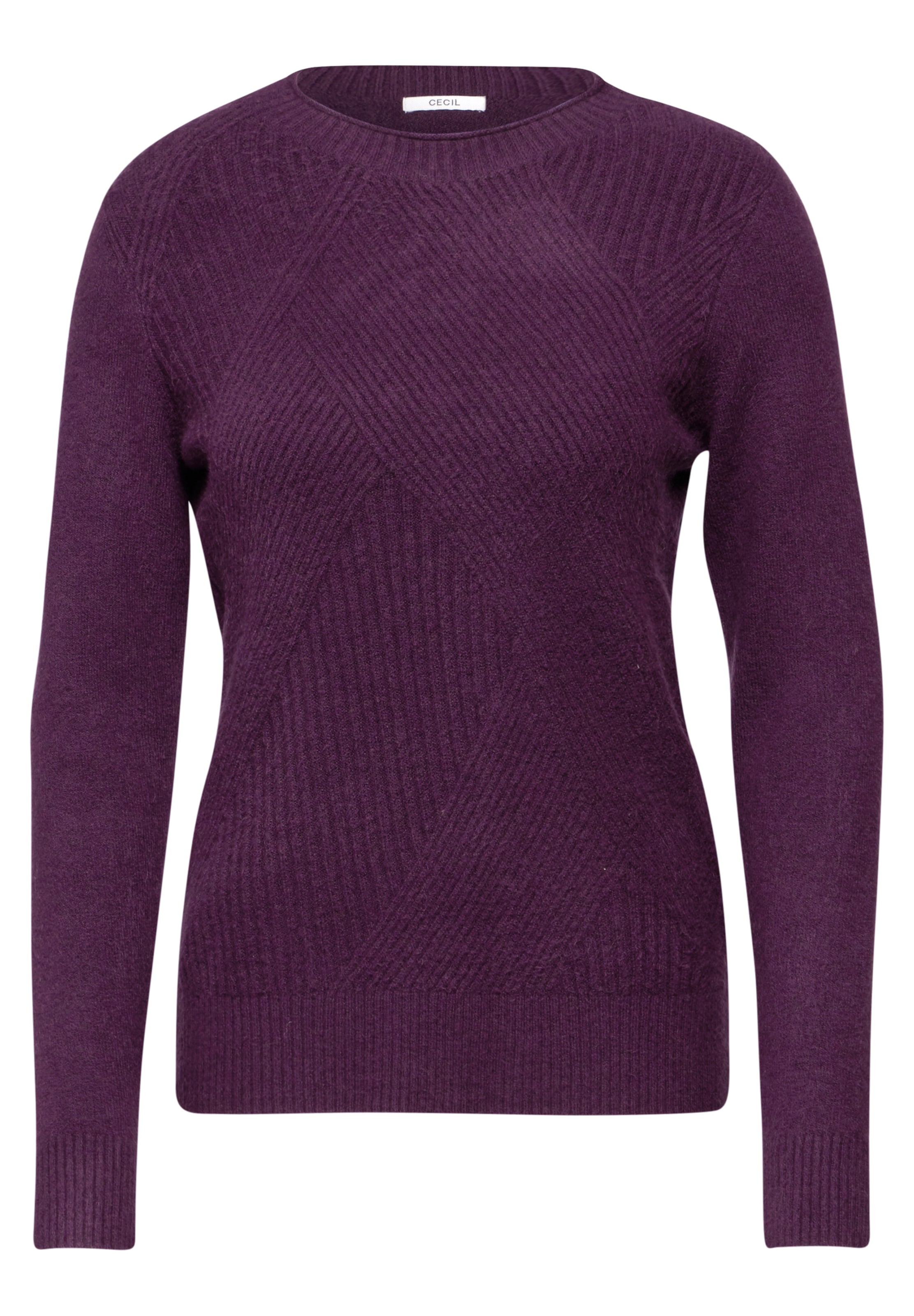 CECIL Pullover in Lila: Vorderseite