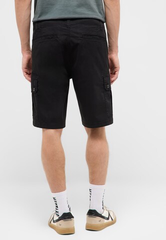 MUSTANG Wide leg Cargo Pants 'Harry Papertouch' in Black
