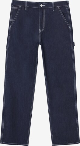 Pull&Bear Loosefit Jeans in Blauw: voorkant