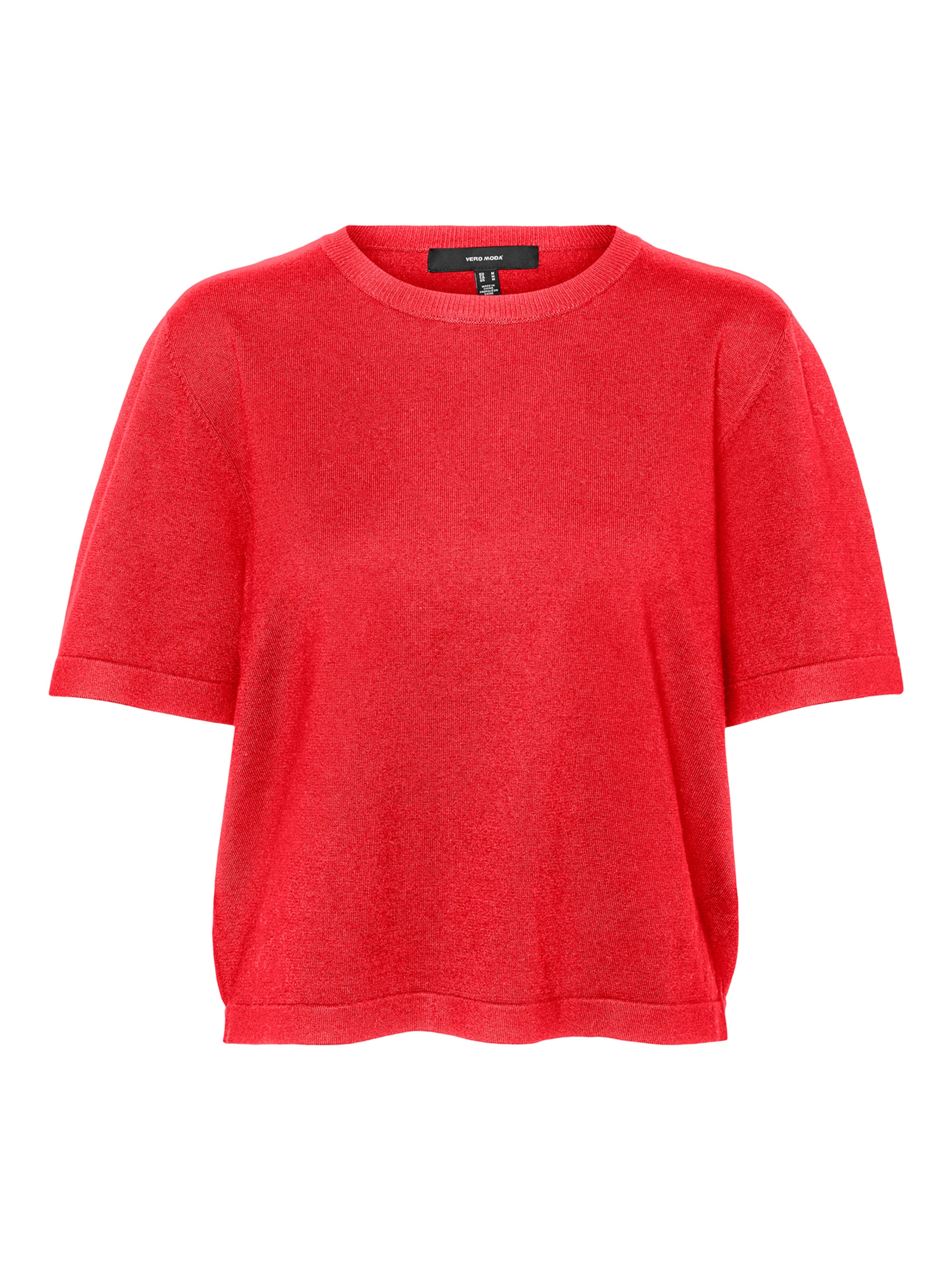 VERO MODA Kampsun 'VMSilje', värv punane: eest vaates