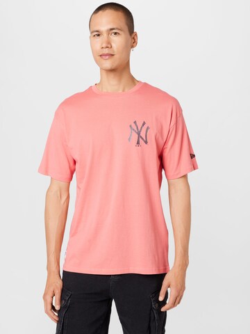 NEW ERA Shirt in Oranje: voorkant