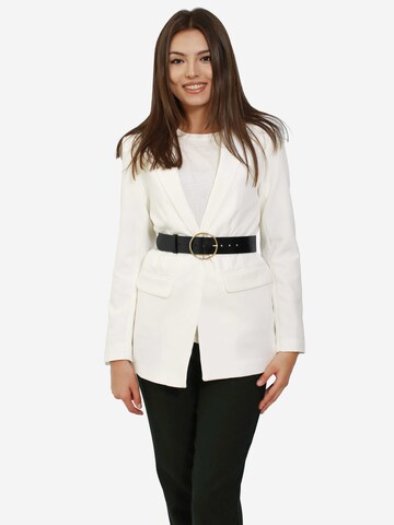 Haute Cuir Belt in Black: front