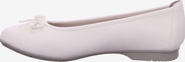 JANA Ballet Flats in White