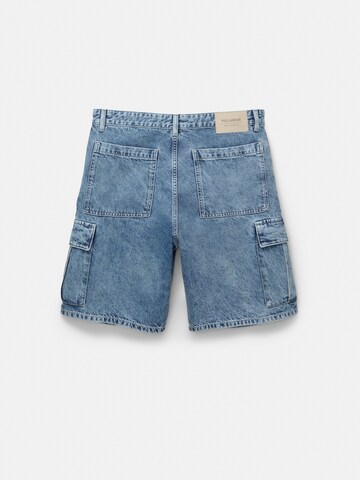 Loosefit Jeans cargo di Pull&Bear in blu