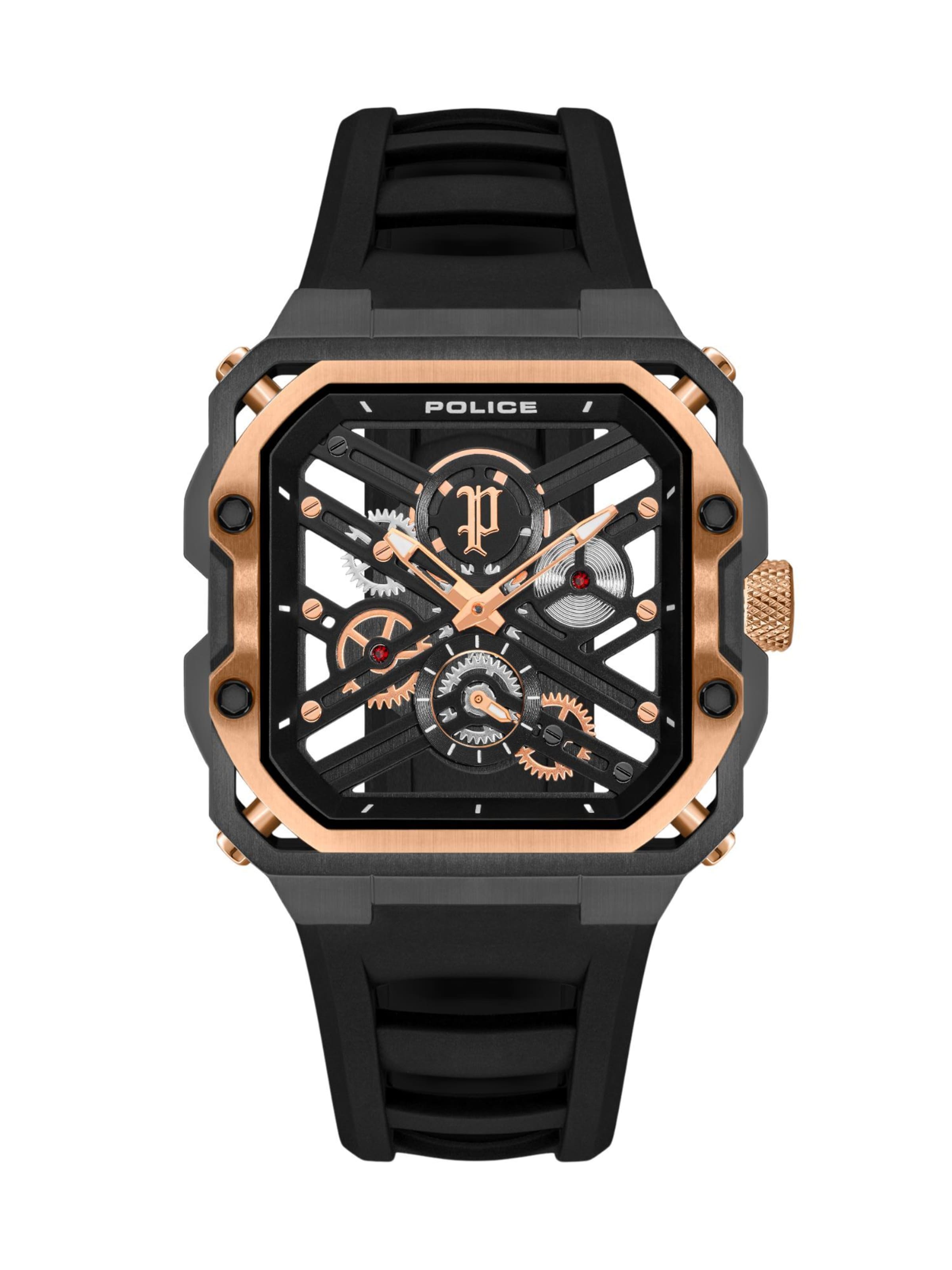 POLICE Analog watch 'Disruptor I' in Black: front