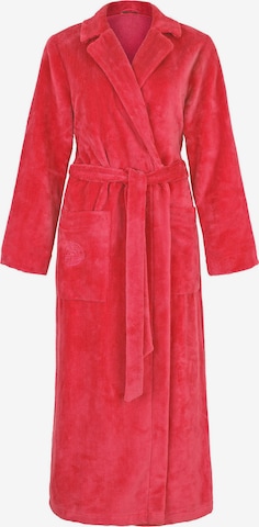 FÉRAUD PARIS Short Bathrobe ' Spa ' in Red: front