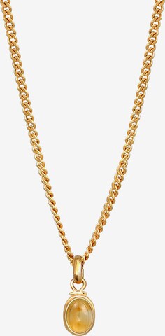 ELLI PREMIUM Halskette Edelsteinkette in Gold