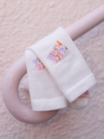 ooley Socken 'Peace Please'‌‌‌‌ in Weiß