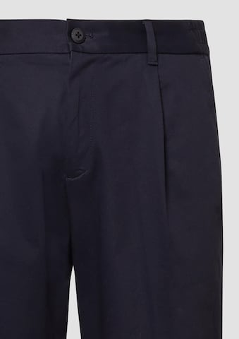 Wide Leg Pantalon à pince s.Oliver en bleu