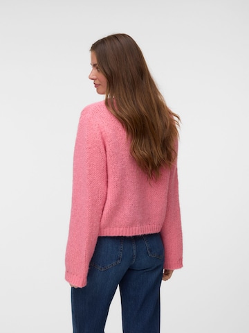 VERO MODA Gebreid vest in Roze