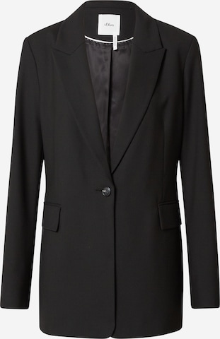 s.Oliver BLACK LABEL Blazers in Zwart: voorkant