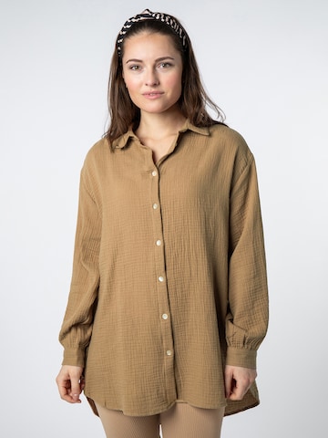 Sublevel Blouse in Beige: voorkant