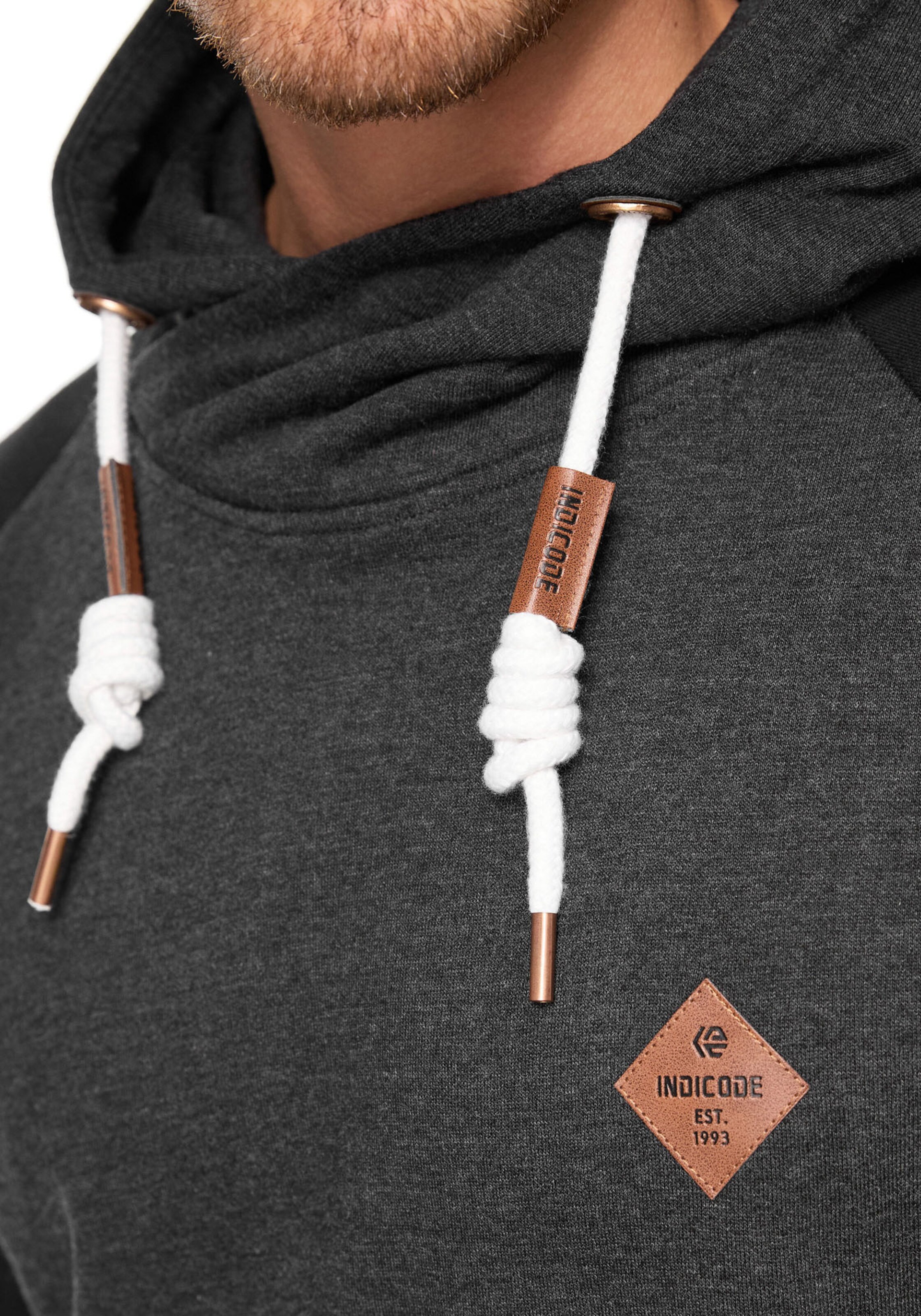 INDICODE JEANS Sweatshirt in Grau