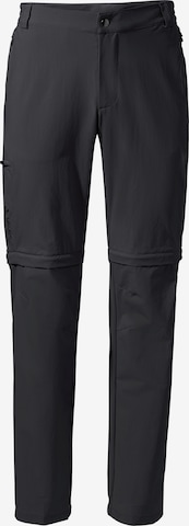 VAUDE Regular Outdoorbroek 'YARAS' in Zwart: voorkant