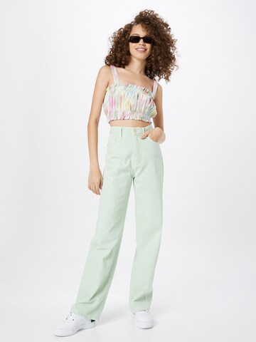 Wide leg Jeans 'Holly' di PIECES in verde