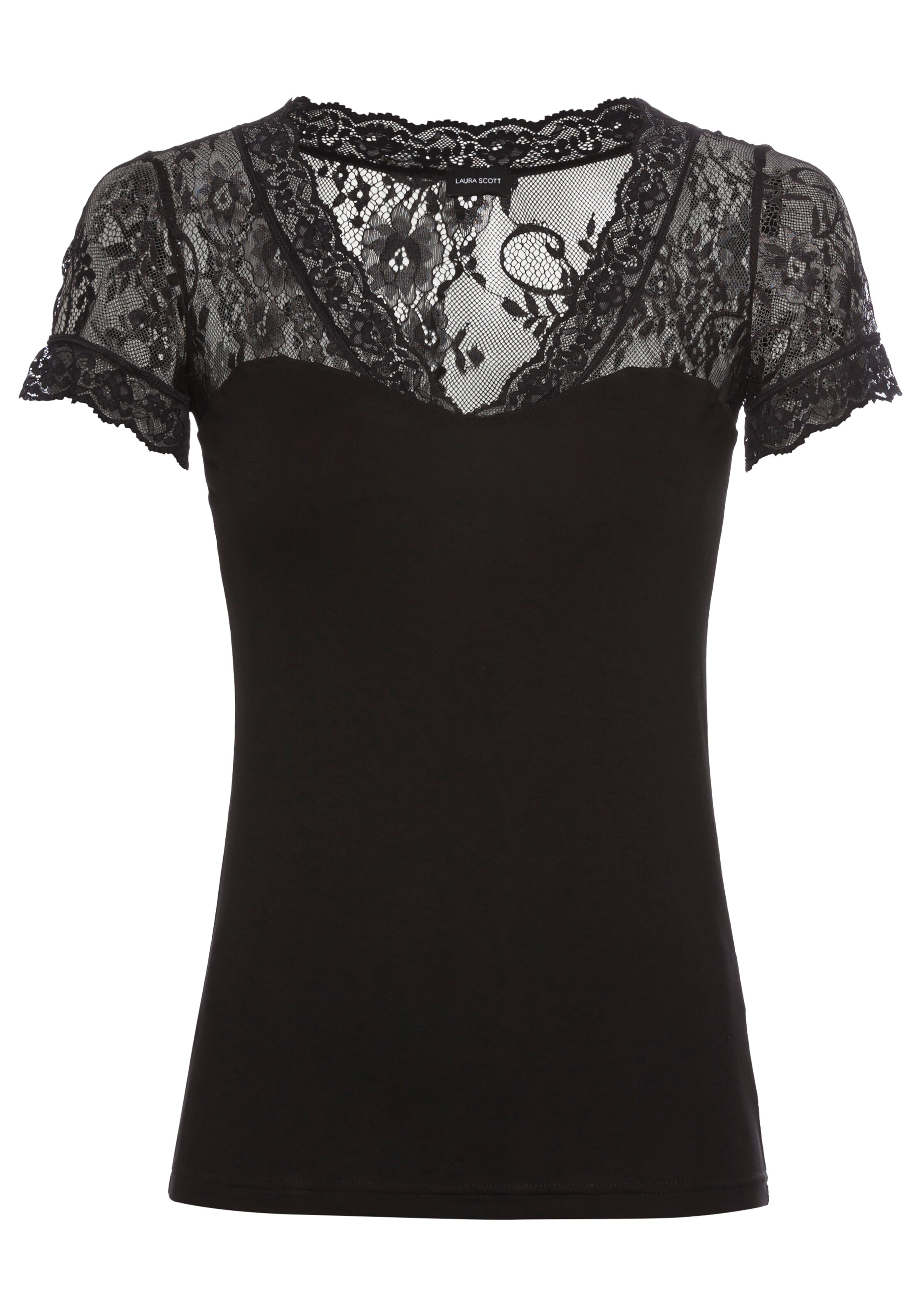 LAURA SCOTT Shirt in Black