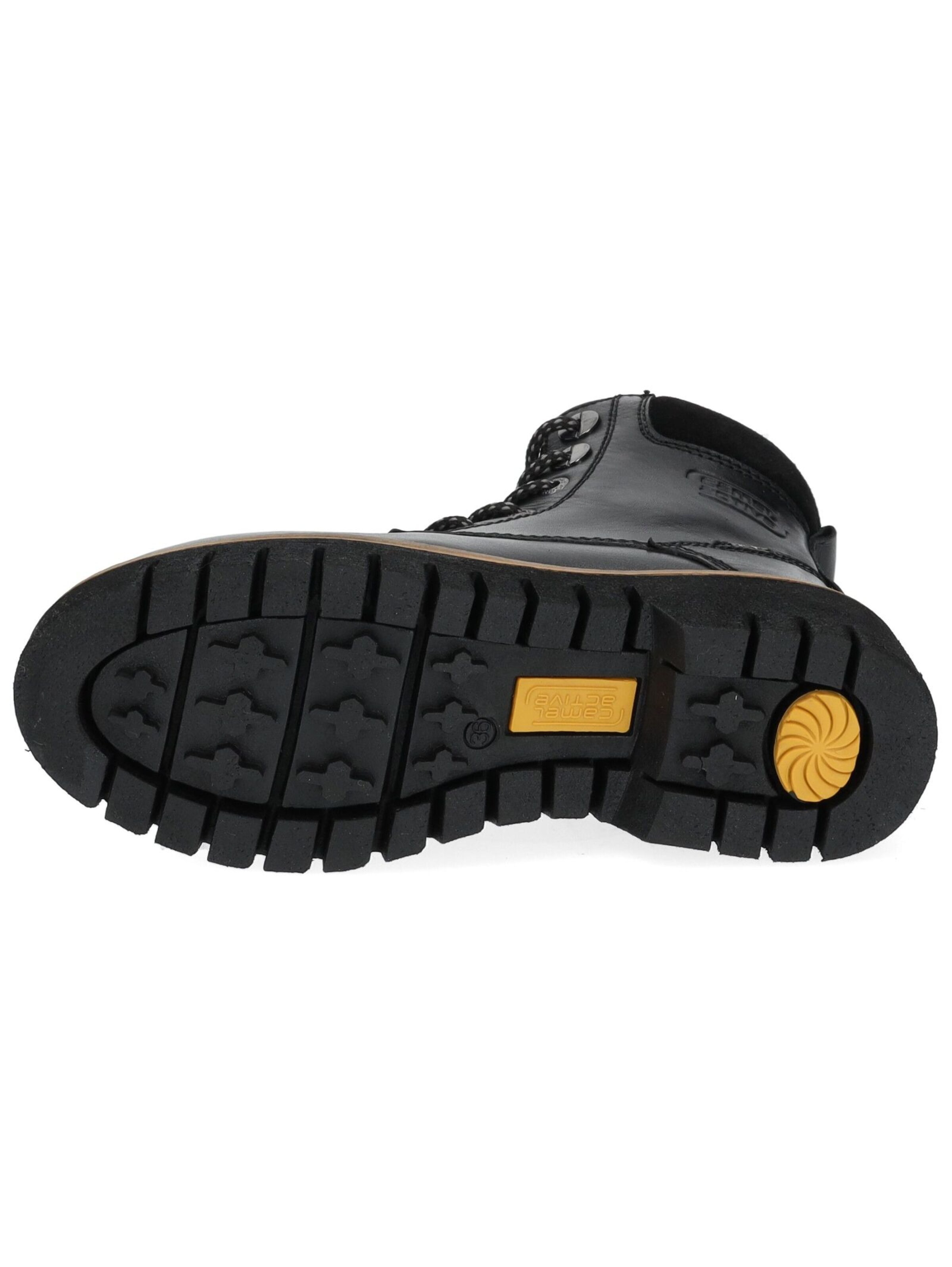 CAMEL ACTIVE Lace-Up Ankle Boots in Black