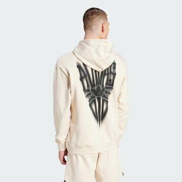 Sweat-shirt 'Skeleton' ADIDAS ORIGINALS en blanc : devant