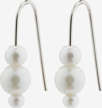 Boucles d'oreilles 'ELBERTA' Pilgrim en argent : devant