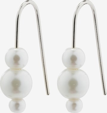 Boucles d'oreilles 'ELBERTA' Pilgrim en argent : devant