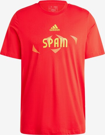 T-Shirt fonctionnel 'UEFA EURO24™ Spain' ADIDAS PERFORMANCE en rouge : devant