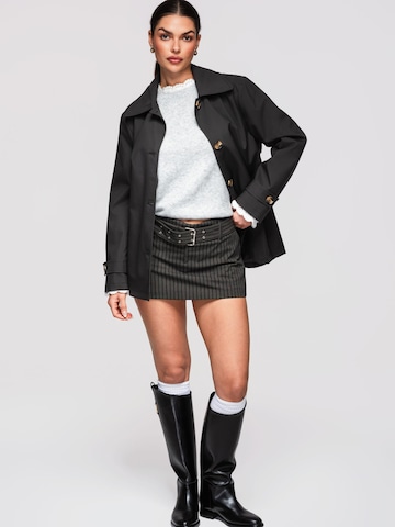 Ombre Übergangsmantel‌‌‌‌‌‌‌‌‌‌ in Schwarz
